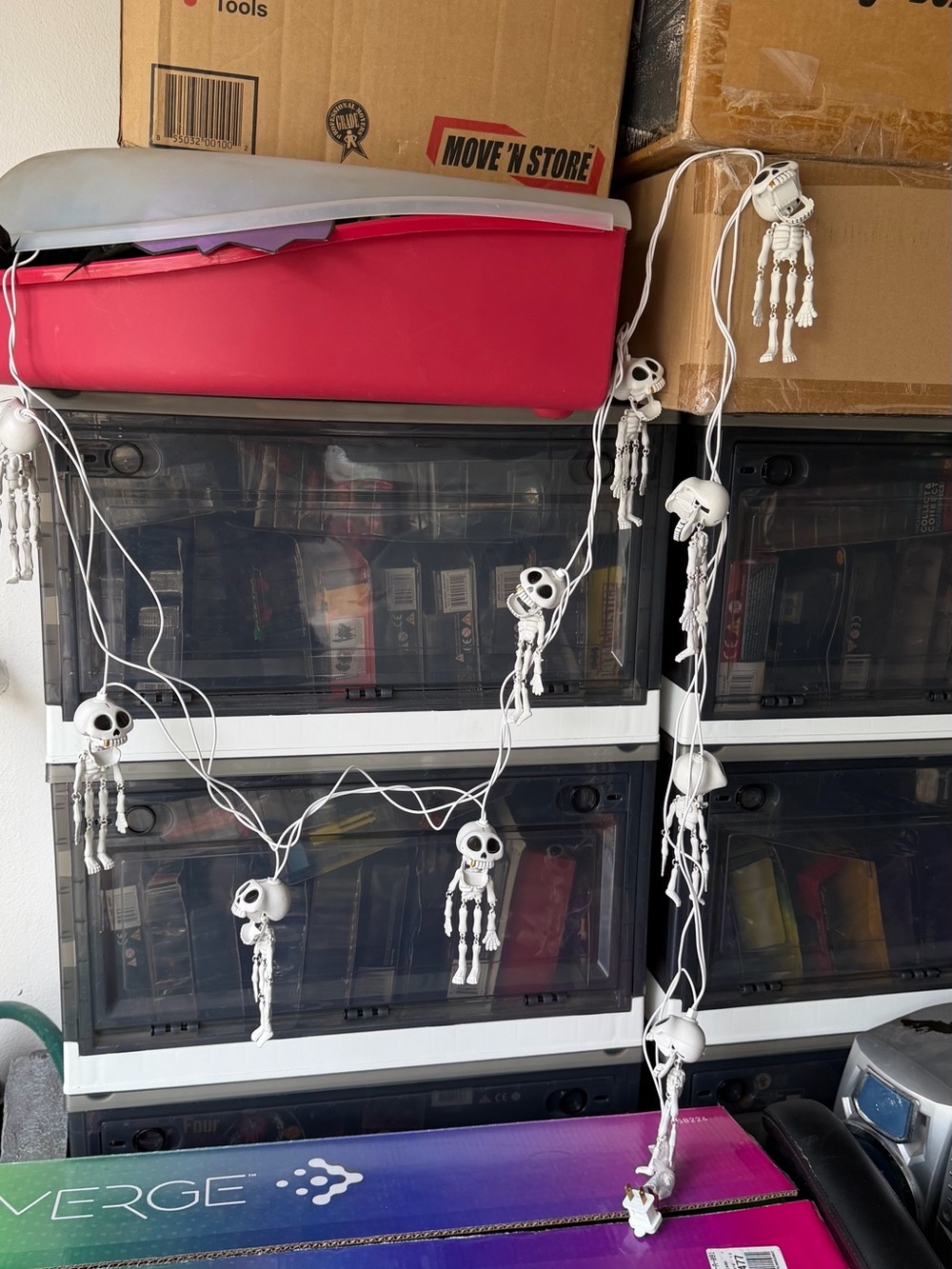 White Skull String Lights - Halloween Home Holiday Decor